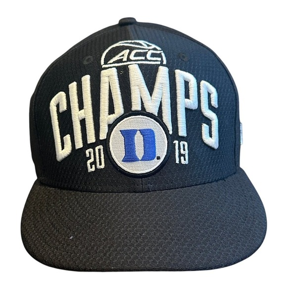 New Era Other - Duke Hat New Era 9FIFTY Men's Adjustable Black 2019 ACC Champs Basketball Cap